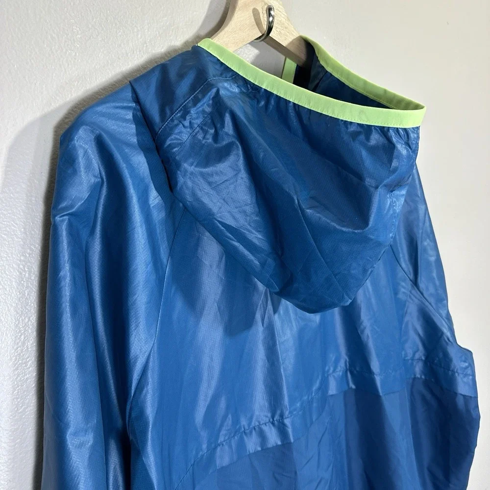 NWT Adidas Jacket Men XXL Blue Long Sleeve Sport 2 Street‎ Windbreaker Hooded